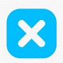 Image result for Blue X Icon