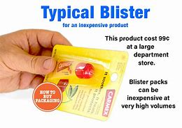 Image result for Types of Blister Packaging