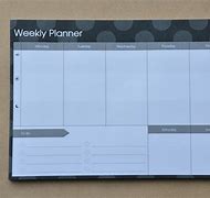 Image result for Weekly Desk Pad Calendar