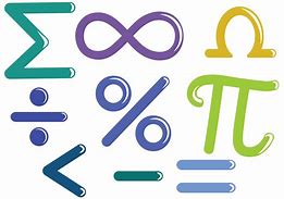 Image result for Colorful Math Symbols Vector