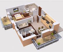Image result for 3D Floor Plan