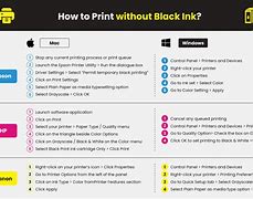 Image result for No Color Printing