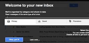 Image result for New Gmail Inbox