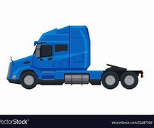 Image result for Blue Semi Truck Side View