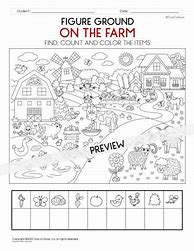 Image result for Figure-Ground Worksheets for Adults
