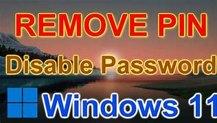 Image result for Remove Pin/Password Windows 1.0