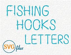 Image result for Free SVG Fish Hook W Font