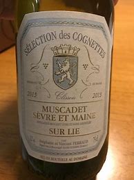 Image result for Stephane Vincent Perraud Muscadet Sevre Maine Selection Cognettes Sur Lie