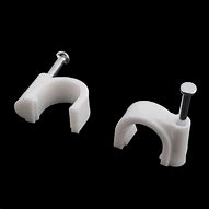 Image result for Plastic Cable Snap Clips