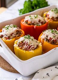 Image result for Stuffed Peppers for Two