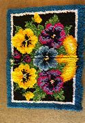 Image result for Half Circle Latch Hook Rugs