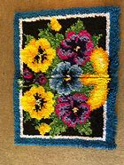 Image result for Latch Hook Rugs Cross Designs