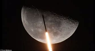 Image result for SpaceX Falcon Moon