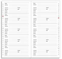 Image result for Address Book Template Free