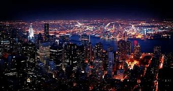 Image result for The City at Night Pictures