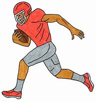 Image result for Football Player Drawinghs