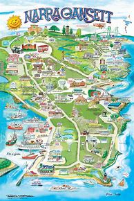 Image result for Narragansett RI Map