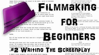Image result for How to Write a Screenplay for Beginners