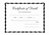 Image result for Custom Death Certificates