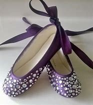 Image result for Purple Flat Wedding Shoes