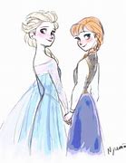 Image result for Cute Elsa and Anna Drawings