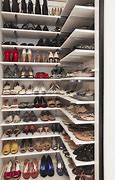 Image result for Closet Wall Shoe Rack