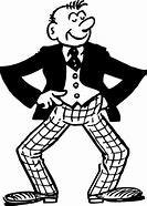 Image result for Funny People Clip Art Black and White