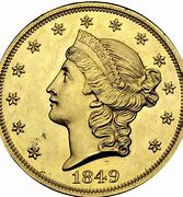 Image result for 1849 Double Eagle Gold Coin