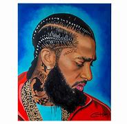 Image result for Nipsey Hussle Kobe Bryant 3D Painting