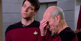 Image result for Picard Riker Double Facepalm