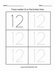 Image result for Preschool Math Worksheets Number 12