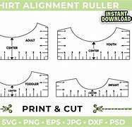 Image result for Free Printable T-Shirt Alignment Ruler