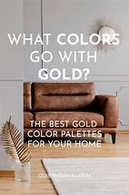 Image result for What Color Compliments Gold