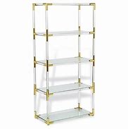 Image result for Clear Acrylic Bookcase