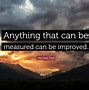 Image result for What Can Be Measured Can Be Improved