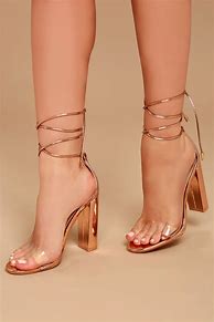 Image result for Rose Gold Sparkly High Heels