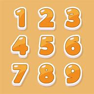 Image result for Graphic Design Numbers Orange