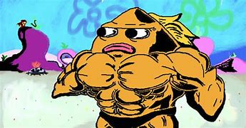 Image result for Strong Fish Cartoon