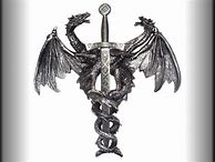 Image result for Dragon Around Sword