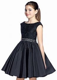 Image result for Black Party Dress Girl Size 8