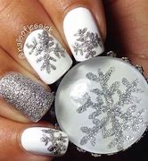 Image result for Silver Winter Nails