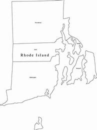 Image result for Counties in Rhode Island Map