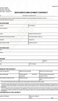 Image result for Contract for Employment PDF