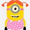 Image result for Baby Girl Minion SVG