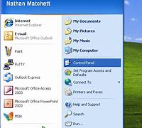 Image result for Windows XP Start Menu