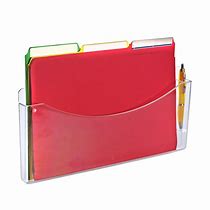 Image result for Clear Plastic Wall File Organizer