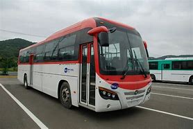 Image result for Yellow Daewoo Bus