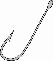 Image result for Slanted Fishing Hook Cartoon