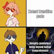 Image result for Transition Goal Meme