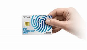 Image result for Fingerprint Smart Card Attached to NFC Phone